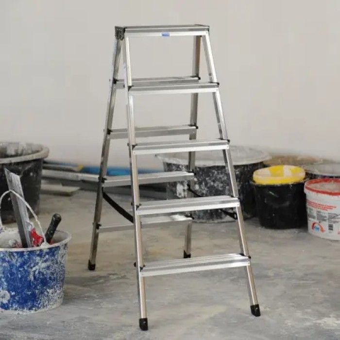 Стремянка двусторонняя KRAUSE Dopplo (2х5 ступенек) (120410)