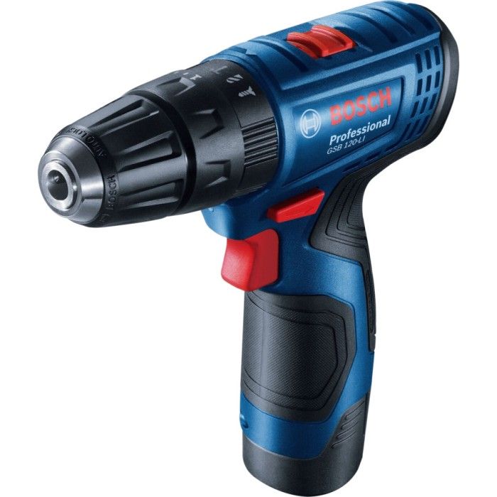 Дрель-шуруповерт аккумуляторная Bosch GSB 120-LI Professional (12 В, 2 А*ч) (06019G8100)