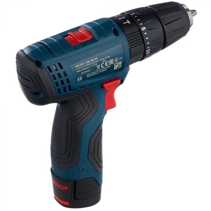 Дрель-шуруповерт аккумуляторная Bosch GSB 120-LI Professional (12 В, 2 А*ч) (06019G8100)