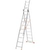 Драбина алюмінієва 3-х секційна BLUETOOLS (3х10 сходинок) (160-9007)