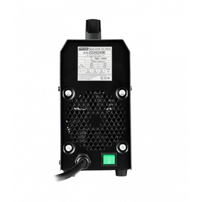 Зварювальний апарат інверторний Патон ECO-200 (5.5 кВА, 200 А) (1012020012)