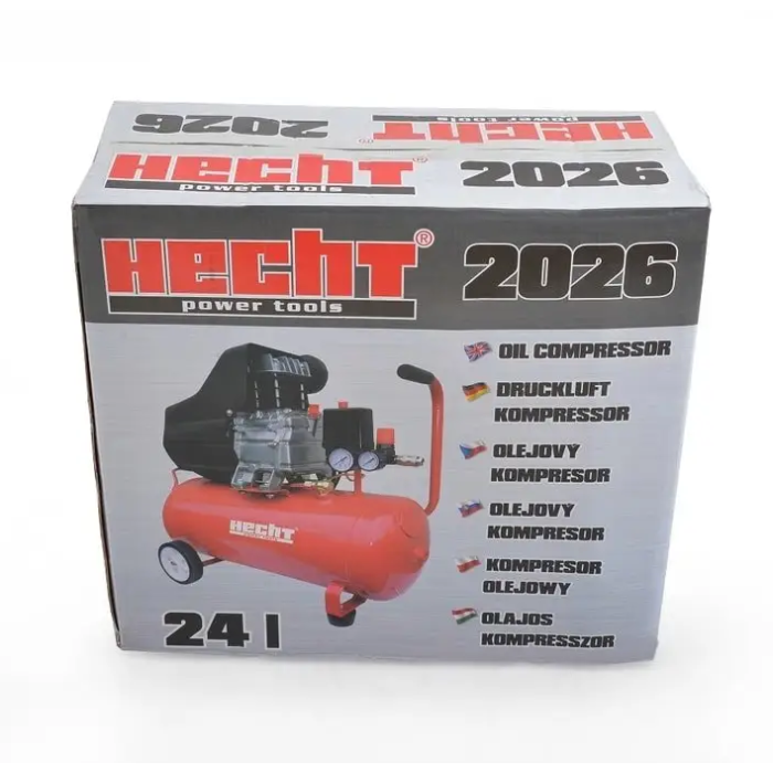 Повітряний компресор HECHT 2026 (1.5 кВт, 175 л/хв, 24 л)