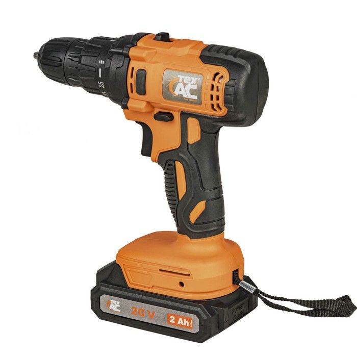 Дриль-шуруповерт акумуляторний Tex.AC ТAOE-CD33 (20 В, 2х2 А*год)