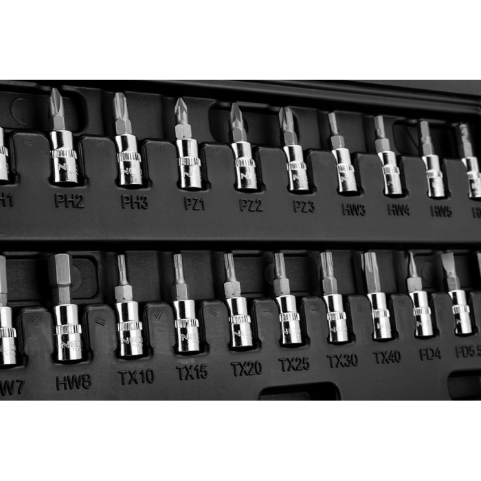 Набор сменных головок NEO Tools (1/4, 46 шт.) (10-004)