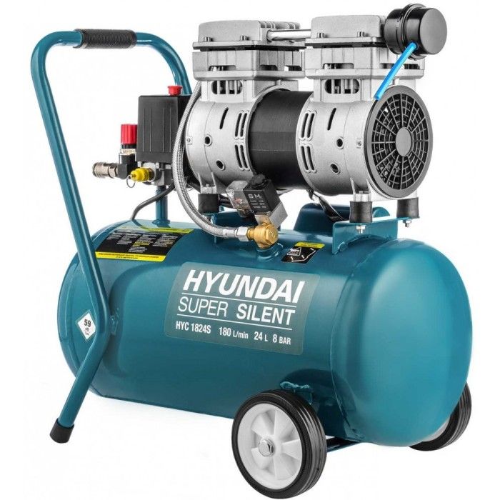 Компресор Hyundai HYC 1824S (1 кВт, 180 л/хв, 24 л)