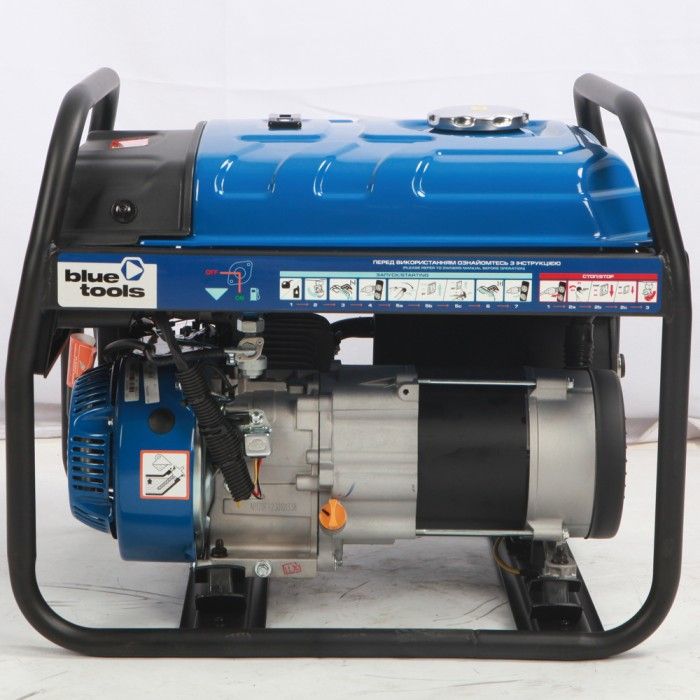 Бензиновий генератор BLUETOOLS BG3250M  + олива (3 кВт) (220-7001)