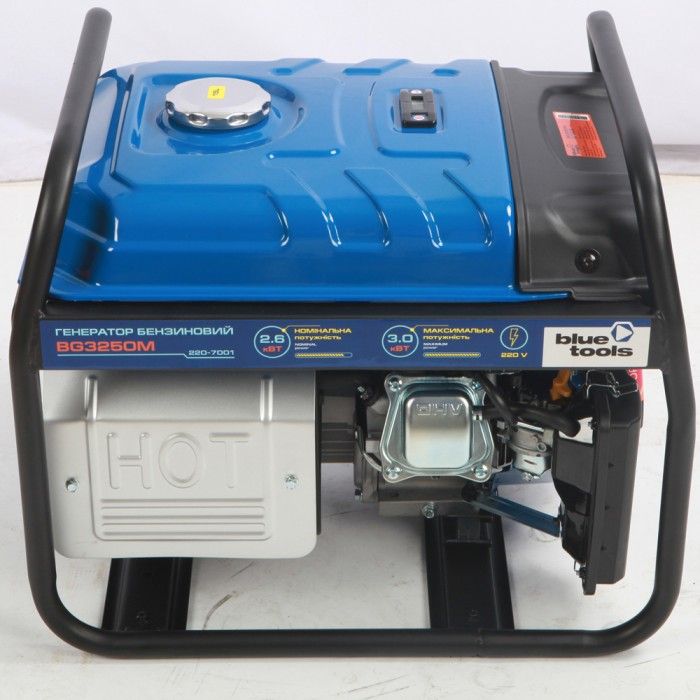 Бензиновий генератор BLUETOOLS BG3250M  + олива (3 кВт) (220-7001)