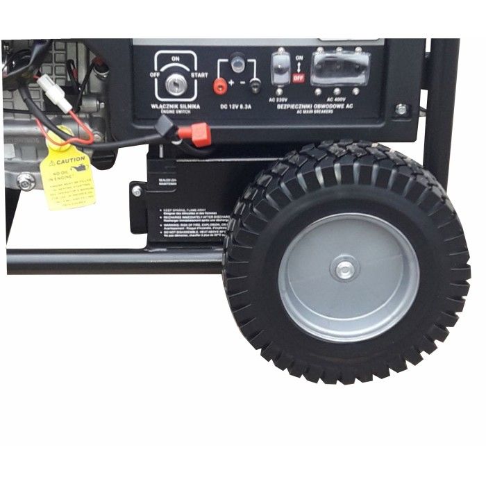 Бензиновый генератор PEZAL PGG11000E-E3 + масло (8.5 кВт, ~3ф, 400 В)