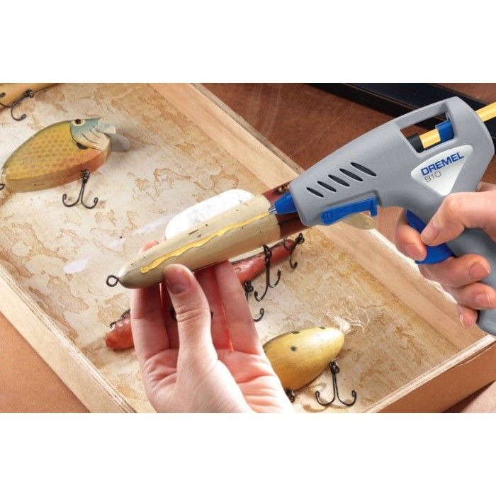 Клеевой пистолет Dremel Glue Gun 910 (0.02 кВт, 165°C) (F0130910JC)