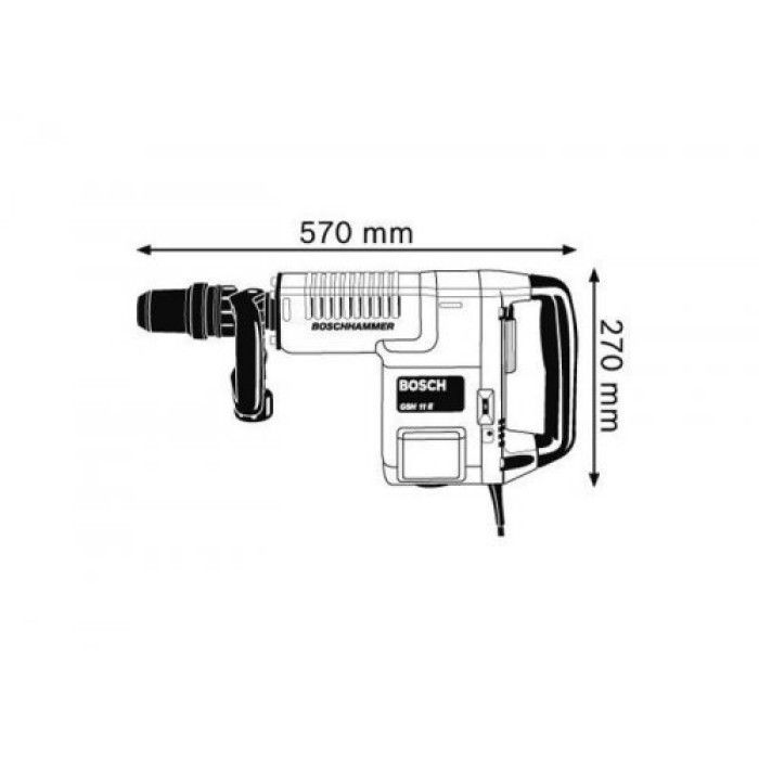Отбойный молоток Bosch GSH 11 E Professional (1500 Вт, 16.8 Дж) (0611316708)