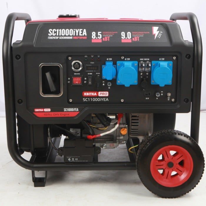 Інверторний бензиновий генератор КВІТКА PRO SC11000iYEA (9 кВт, є вихід під ATS) (110-7043)