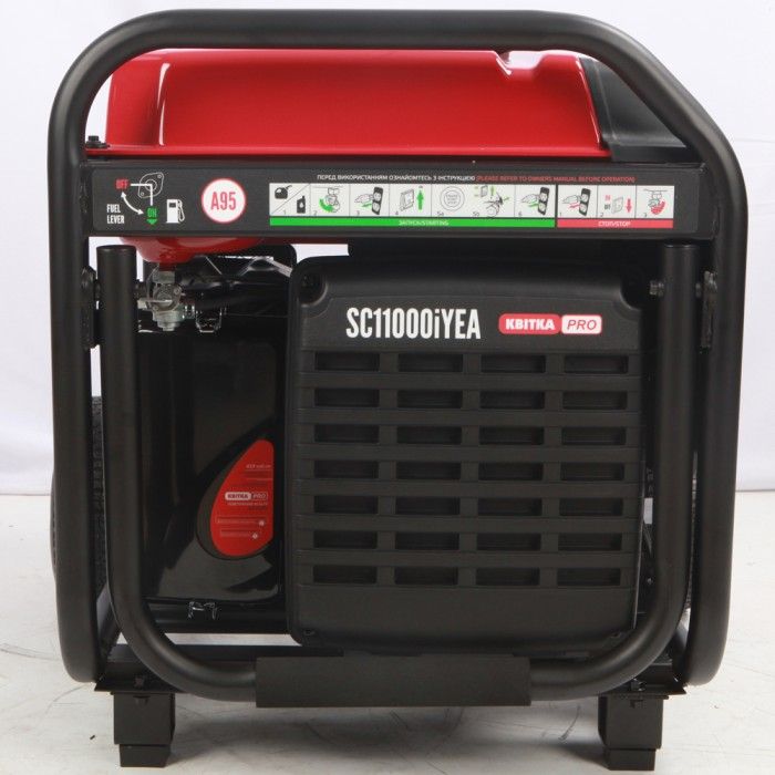Інверторний бензиновий генератор КВІТКА PRO SC11000iYEA (9 кВт, є вихід під ATS) (110-7043)
