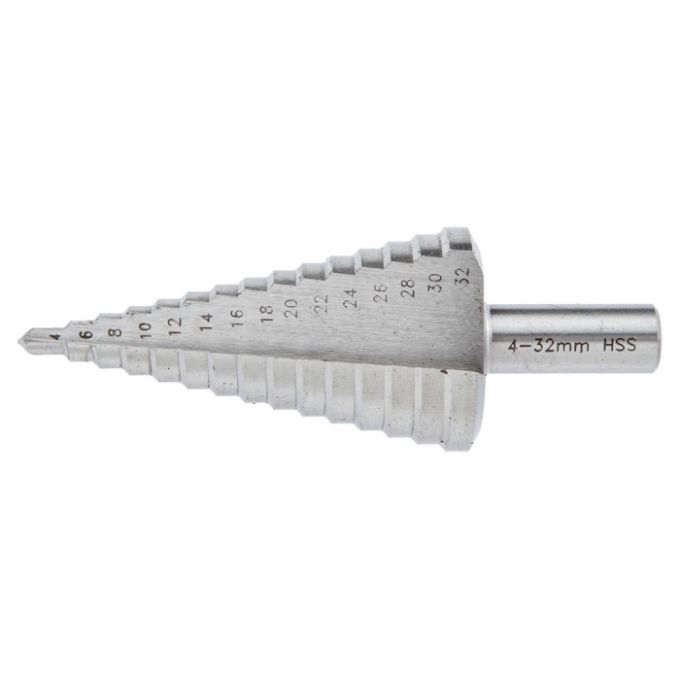 Ступінчасте свердло GRAPHITE (15 ступ., 4-32 мм, 65 мм) (57H740)