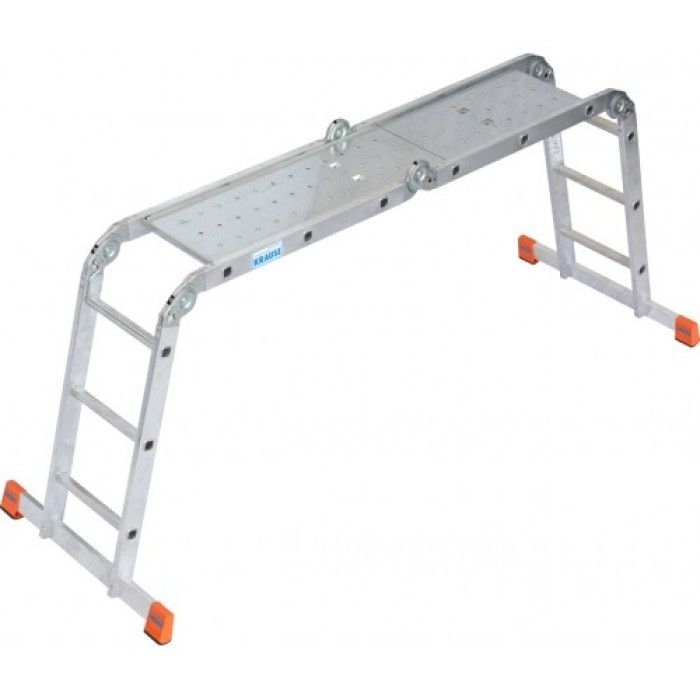 Лестница-трансформер шарнирная KRAUSE MultiMatic (4х5 ступенек, без платформы) (120731)