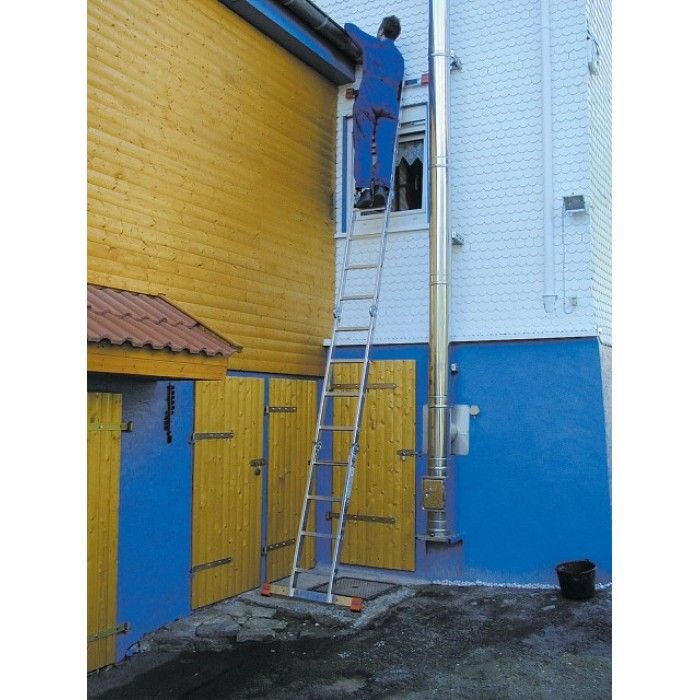 Лестница-трансформер шарнирная KRAUSE MultiMatic (4х5 ступенек, без платформы) (120731)