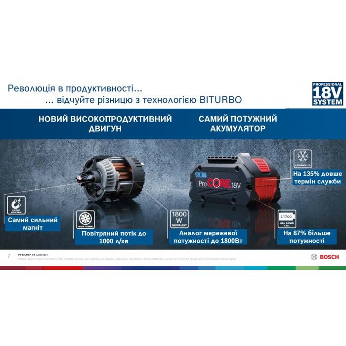 Аккумуляторный ударный гайковерт Bosch GDS 18V-1050 H (2х18 В, 5 А*ч) (06019J8522)