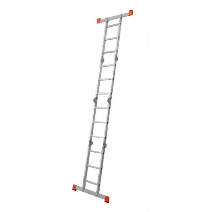 Драбина-трансформер шарнірна KRAUSE MultiMatic (4х3 сходинки, без платформи) (120632)