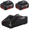 Комплект зарядного устройства Bosch GAL 18V-40 + 2 аккумулятора GBA (18 В, 4 A*ч) (1600A019S0)