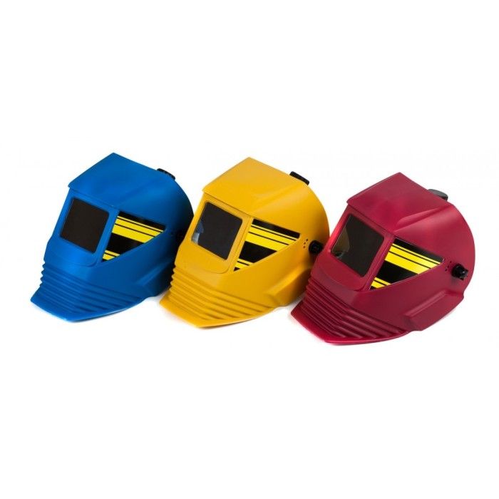 Маска сварщика ПРОФИ пластиковое большое стекло