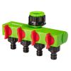 Четырехклапанный распределитель Verto для полива (3/4") (15G761)