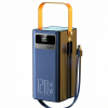Повербанк DX-203 120w 50000 mAh, Li-Pol черный с быстрой зарядкой и фонарем