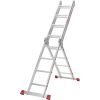 Лестница-трансформер алюминиевая Цветок PRO HD (4х4 ступеньки) (110-9604)
