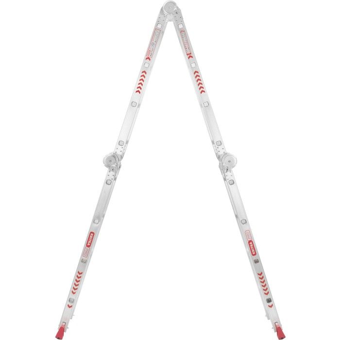 Лестница-трансформер алюминиевая Цветок PRO HD (4х4 ступеньки) (110-9604)