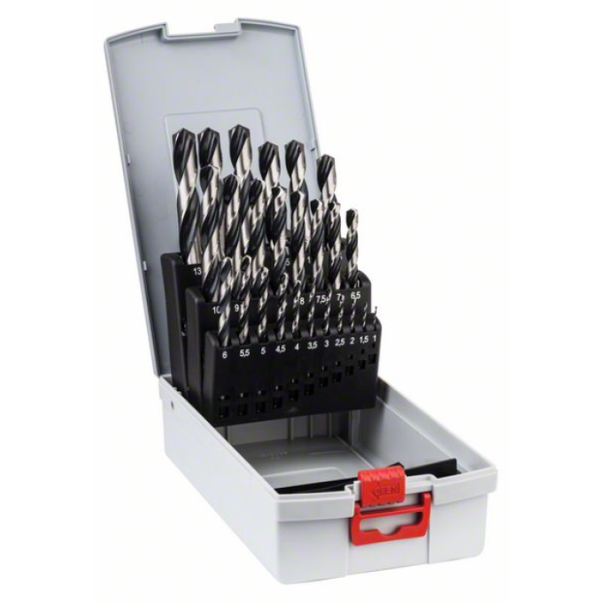 Набір свердл по металу (25), 1-13 мм, HSS PointTeQ, Bosch