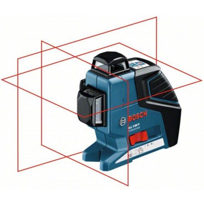 Линейный лазерный нивелир Bosch Professional GLL 3-80 + кейс