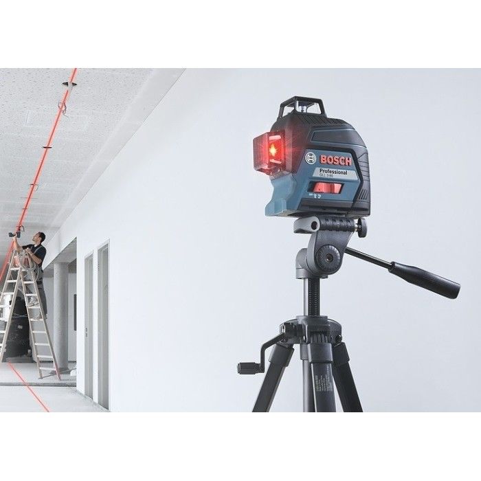 Линейный лазерный нивелир Bosch Professional GLL 3-80 + кейс