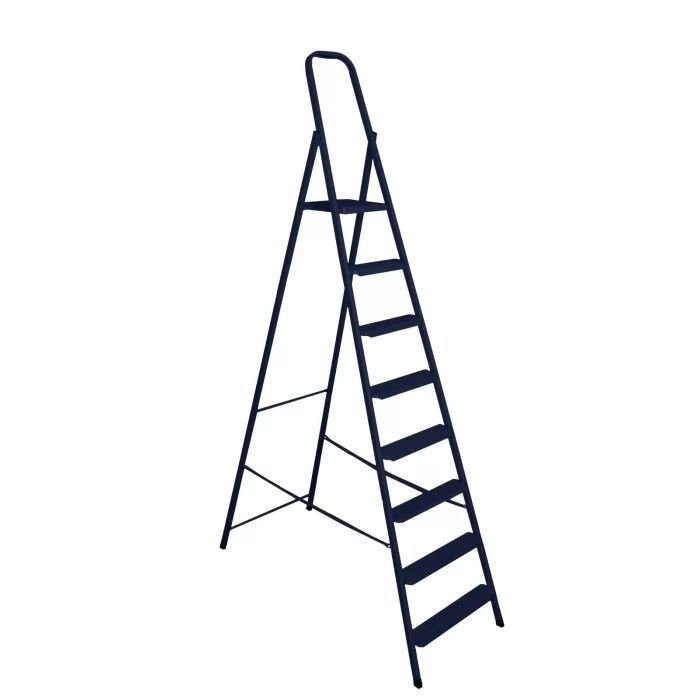 Драбина-стремянка EUROGOLD STEEL (8 сходинок) (218blue)