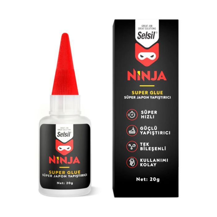 Супер клей NINJA 20г Selsil