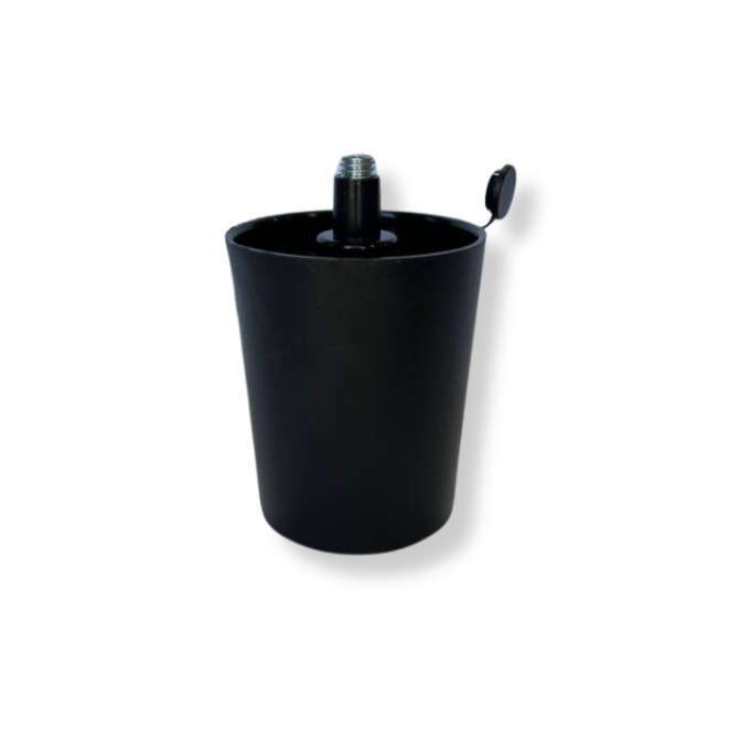 Регульована меблева опора "Стопка" h70 мм чорна