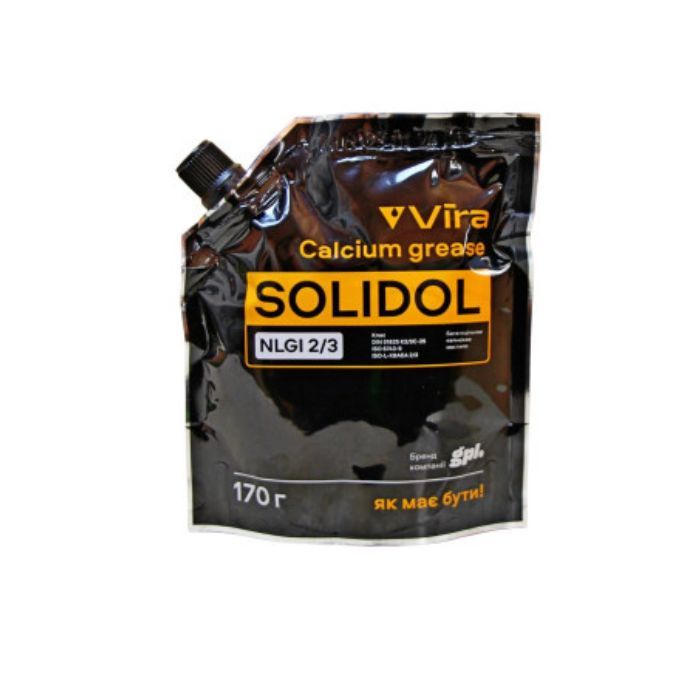 Смазка VIRA SOLIDOL 0.170кг дой-пак ПЭ