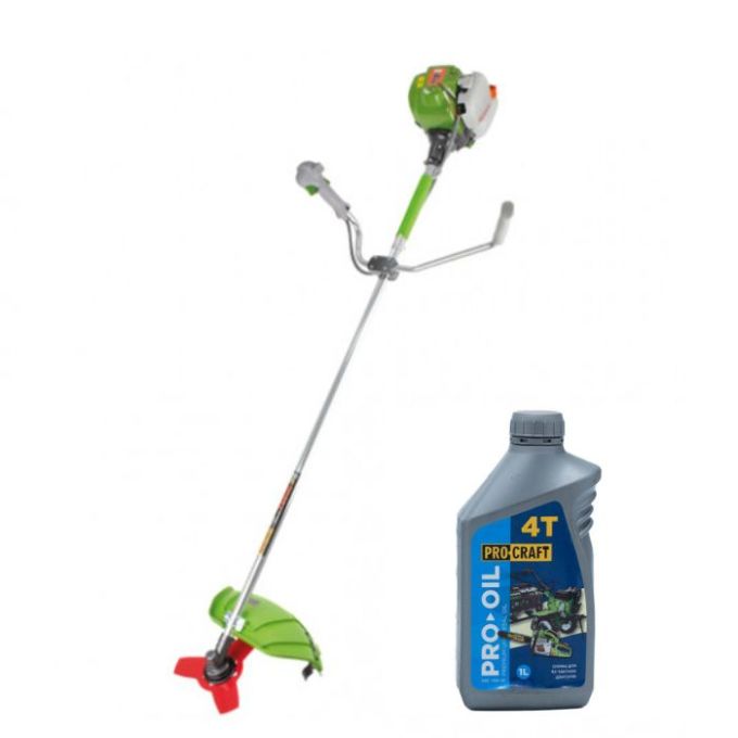 Набор Коса бензиновая Procraft T5600 + Масло Procraft моторное 4-тактное 1 л