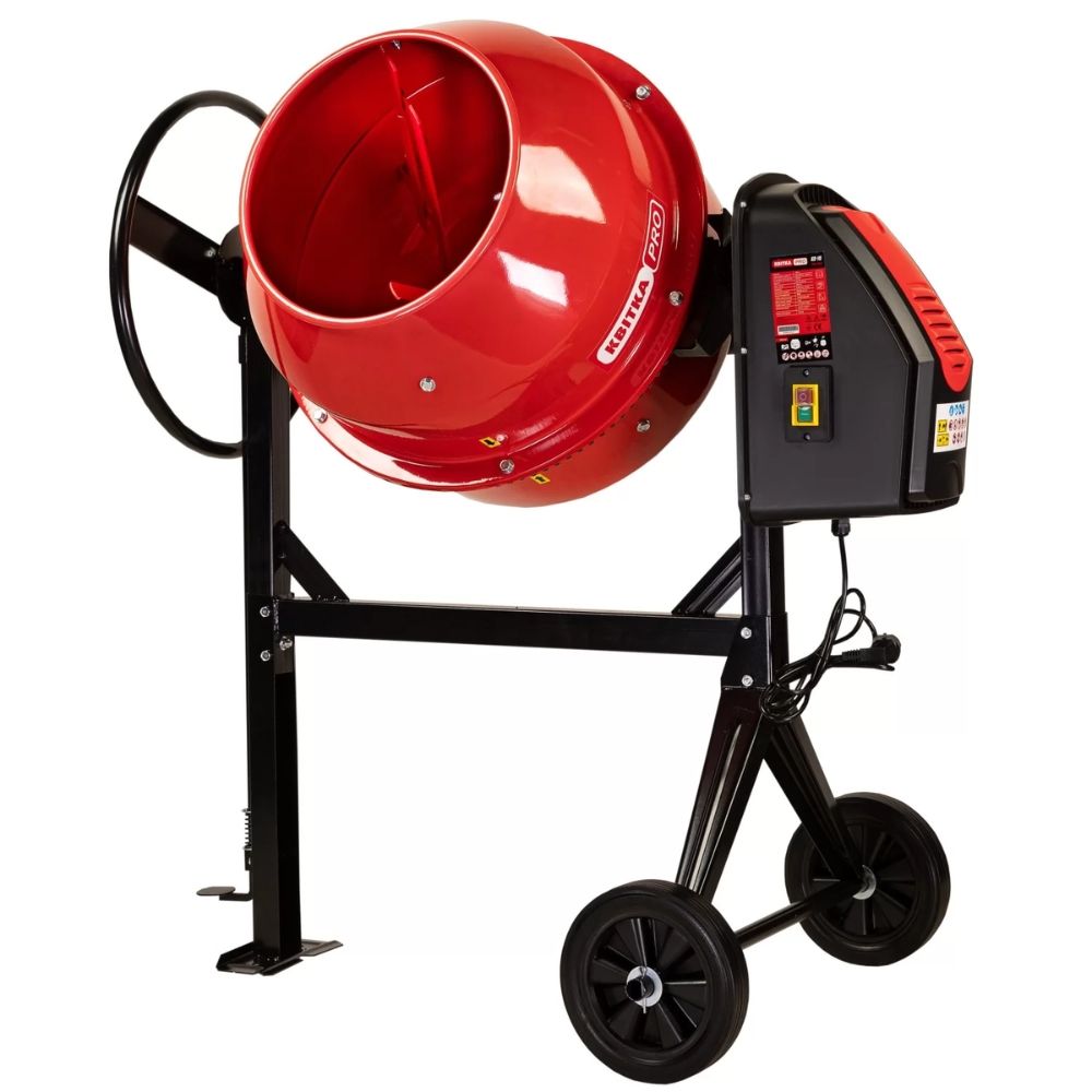 Бетонозмішувач КВІТКА PRO KCR-190 (190 л, 0.9 кВт) (110-4043)