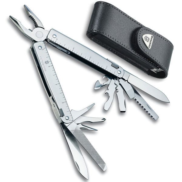 Мультитул Victorinox в кожаном чехле 3.0323.L