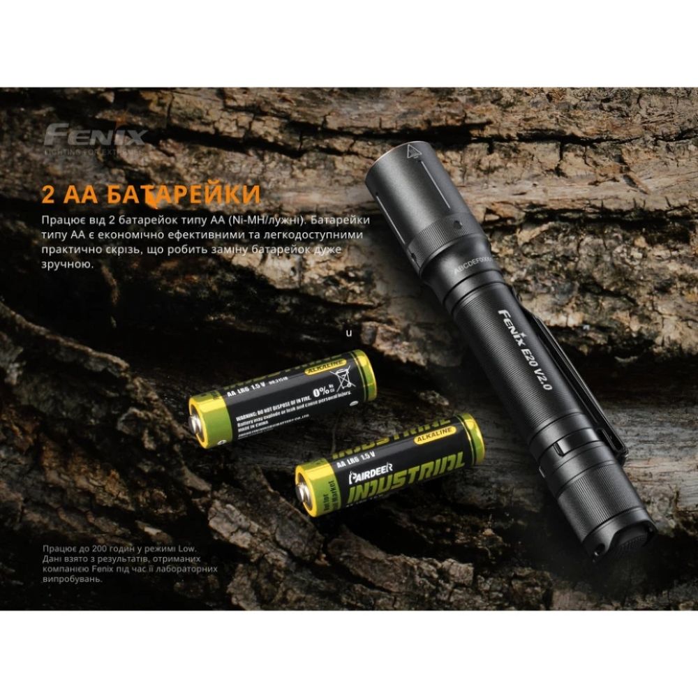 Фонарь ручной Fenix E20 V2.0 Fenix E20 V2.0