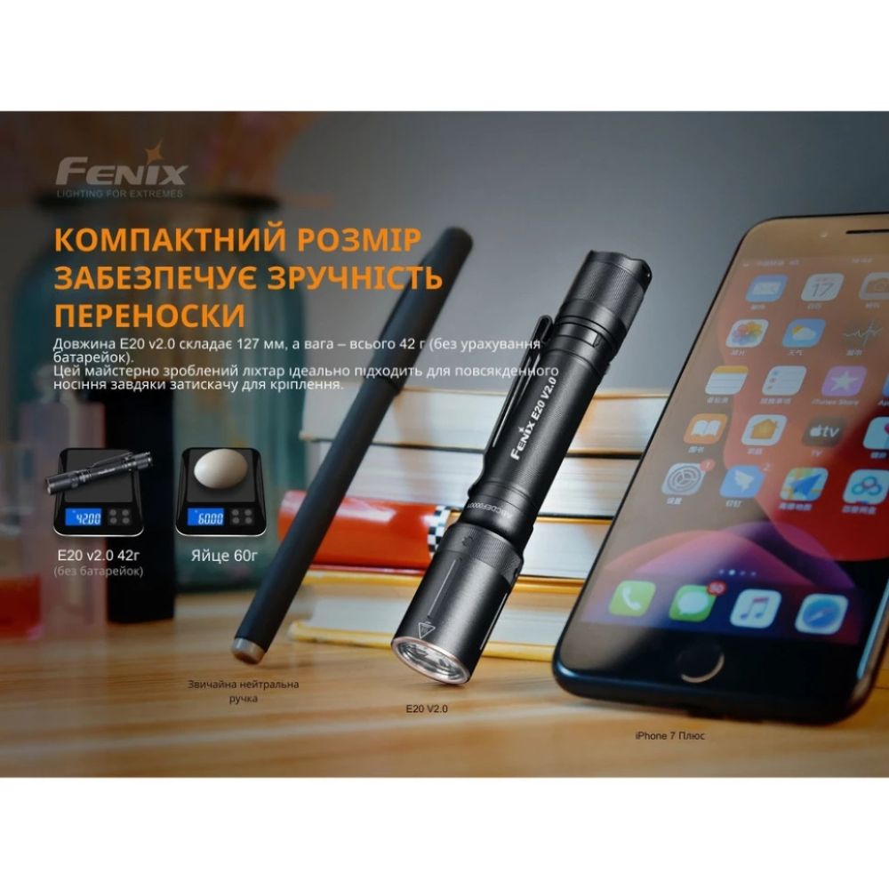 Фонарь ручной Fenix E20 V2.0 Fenix E20 V2.0