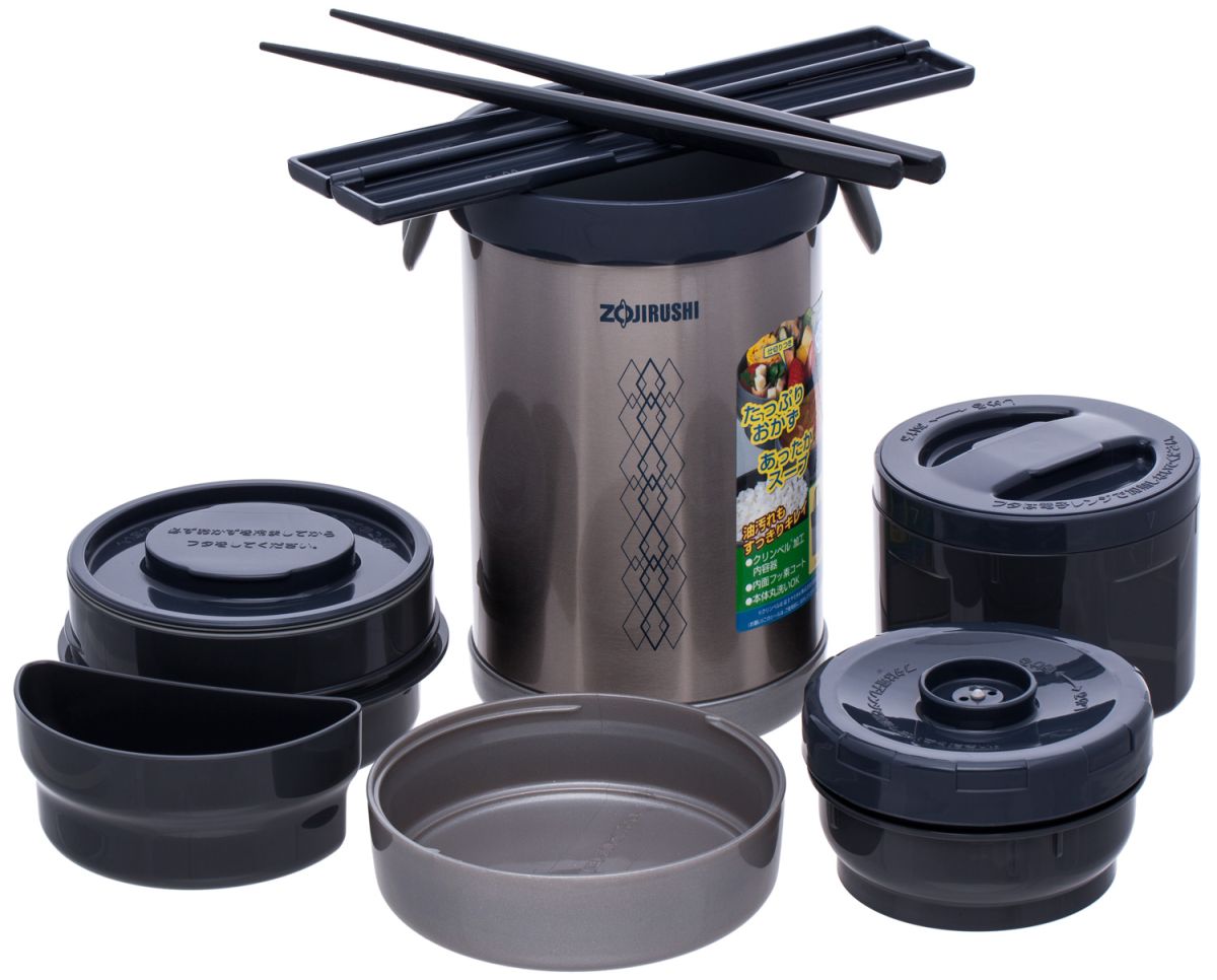 Набір для ланчу Zojirushi SL-NC09ST сталевий