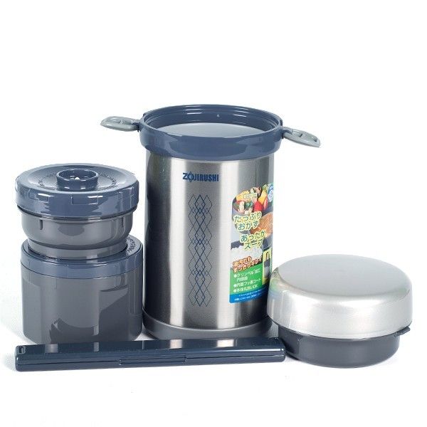 Набір для ланчу Zojirushi SL-NC09ST сталевий