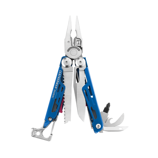 Мультиинструмент Leatherman SIGNAL COBALT, синтетический чехол, картонная коробка