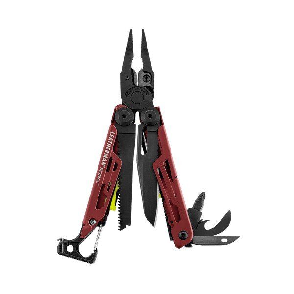 Мультиинструмент Leatherman SIGNAL CRIMSON, синтетический чехол, картонная коробка