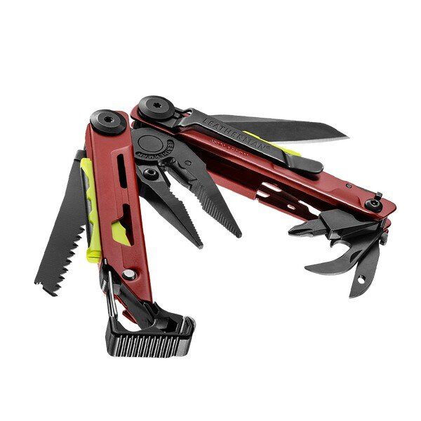Мультиинструмент Leatherman SIGNAL CRIMSON, синтетический чехол, картонная коробка