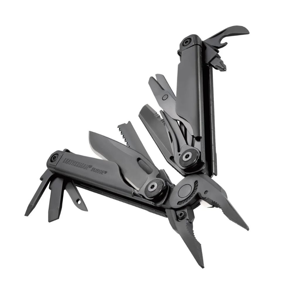 Мультиинструмент Leatherman Surge BLACK, синтетический чехол, картонная коробка