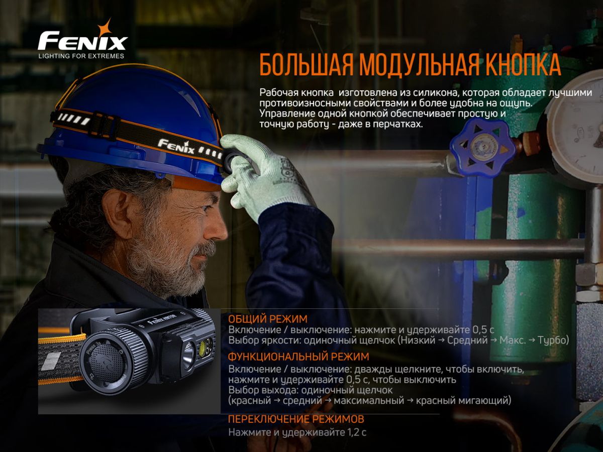 Фонарь налобный Fenix HM70R налобный Fenix HM70R