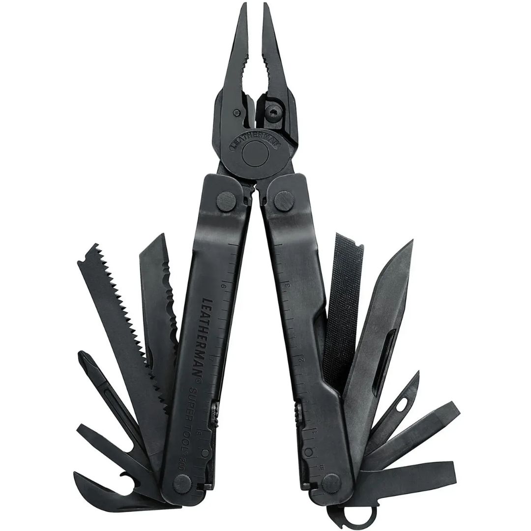 Мультиінструмент Leatherman Super Tool 300 BLACK, чохол MOLLE (чорн), картонна коробка