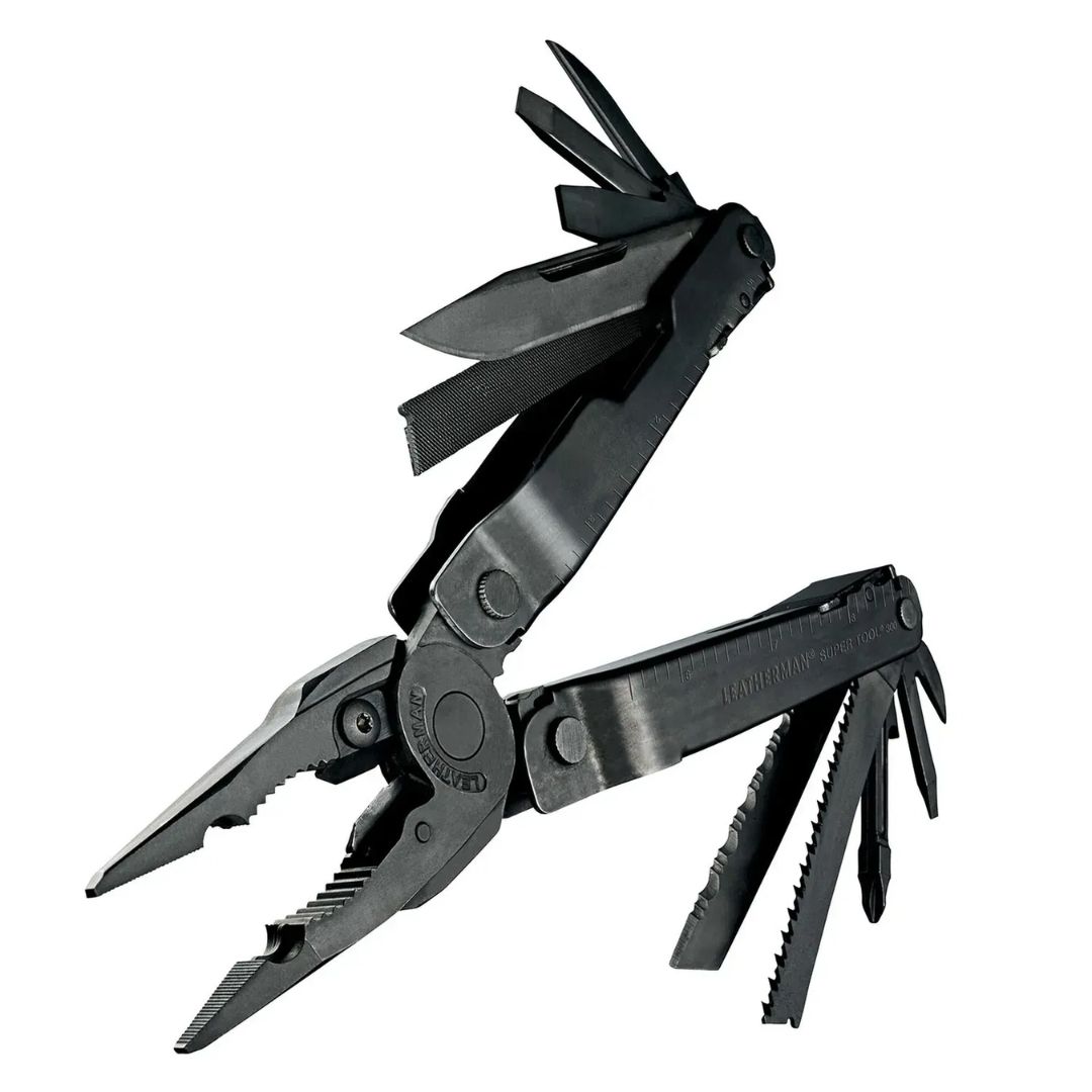 Мультиінструмент Leatherman Super Tool 300 BLACK, чохол MOLLE (чорн), картонна коробка