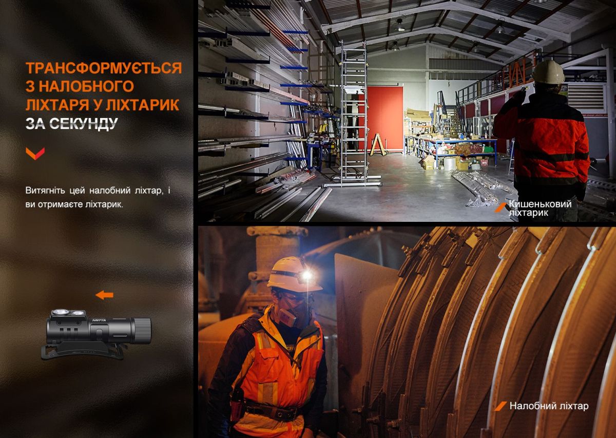 Фонарь налобный Fenix HM71R налобный Fenix HM71R