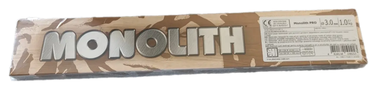 Електроди Monolith PRO TM MONOLITH д 3 мм: уп 1 кг